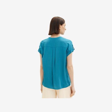 TOM TAILOR Blouse in Blue