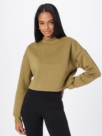 Urban Classics Sweatshirt in Groen: voorkant