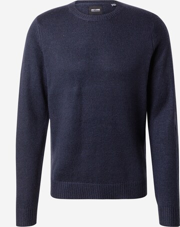 Pull-over 'Chris' Only & Sons en bleu : devant