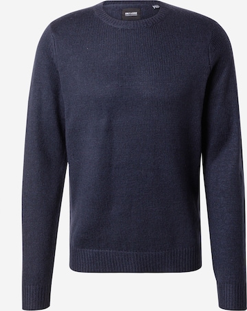 Only & Sons - Jersey 'Chris' en azul: frente