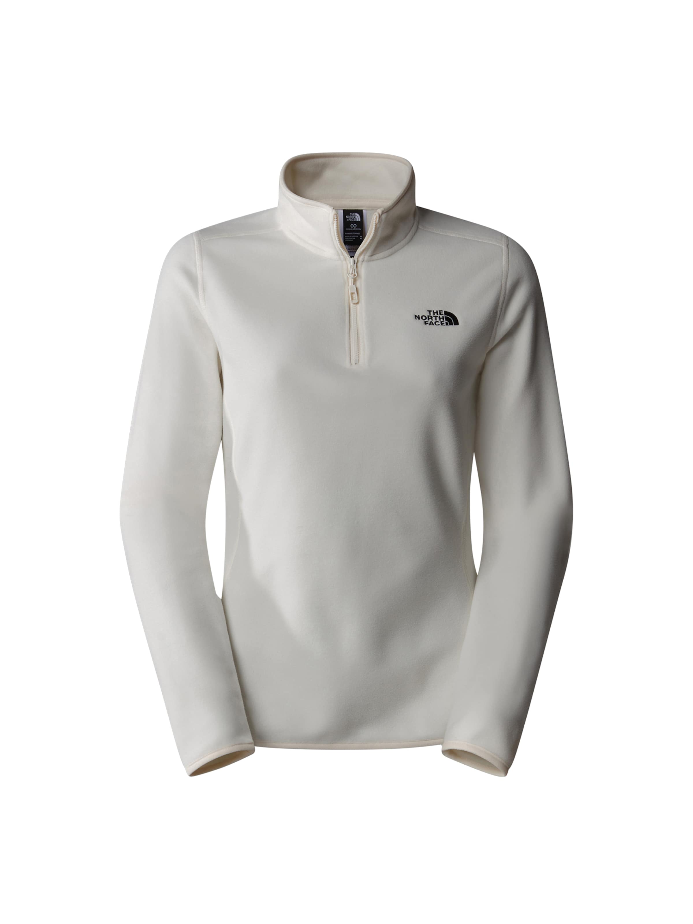 THE NORTH FACE Αθλητική μπλούζα φούτερ '100 Glacier' σε λευκό: μπροστά