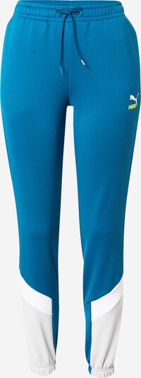 Pantaloni sport PUMA pe albastru / alb, Vizualizare produs
