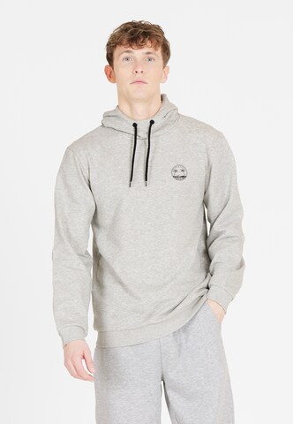 Cruz Sweatshirt 'Penton' in Grijs: voorkant