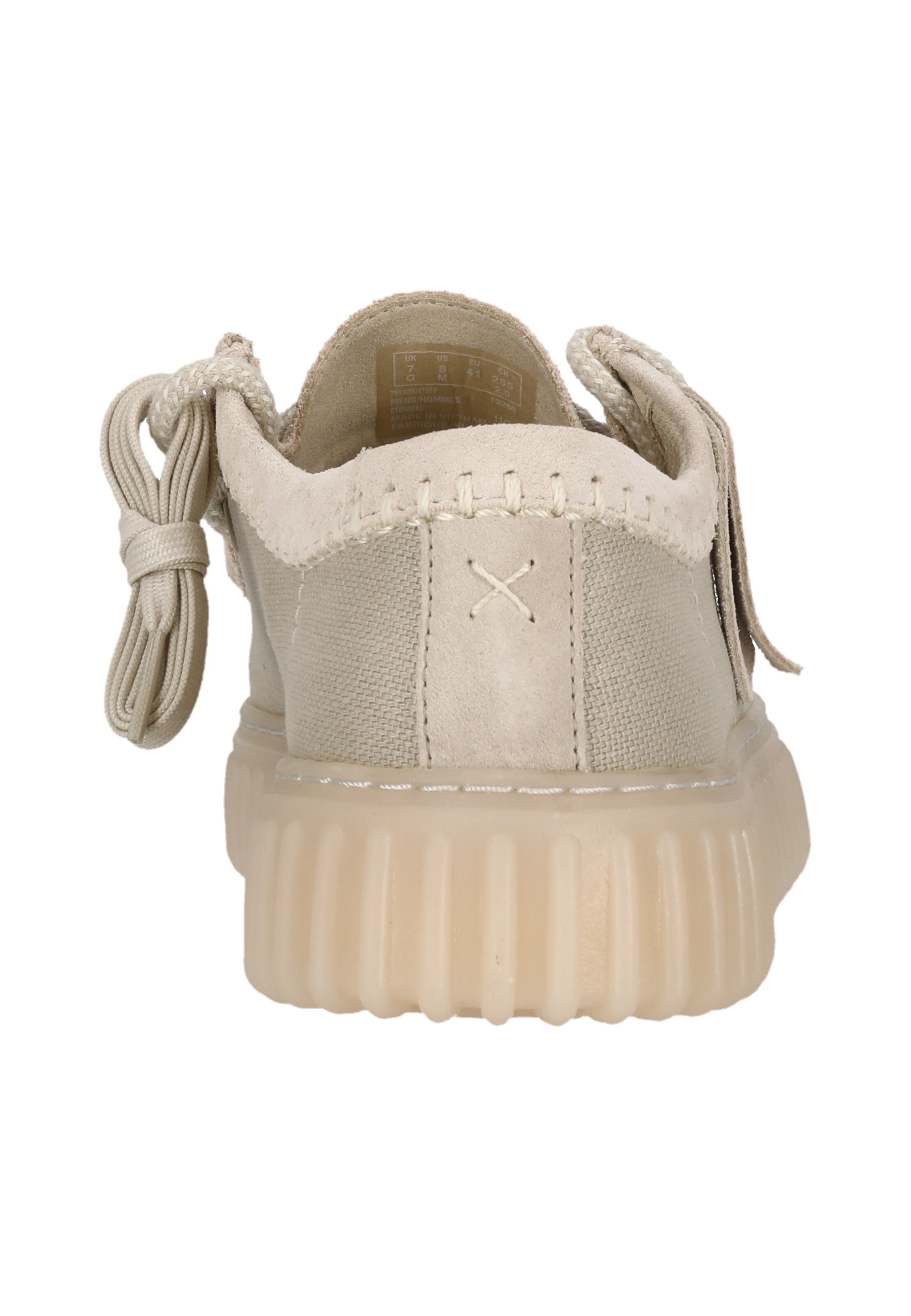 CLARKS Schnürschuhe 'Torhill Low' in Weiß