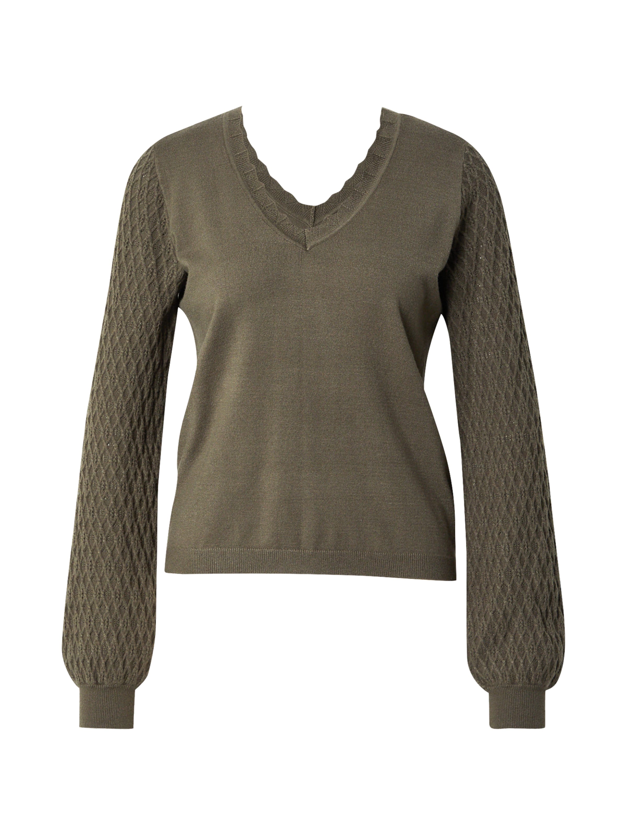 VILA Pullover 'VIEmi' in Grün: Vorderseite