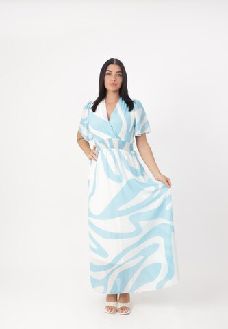 Robe d’été Elara en bleu