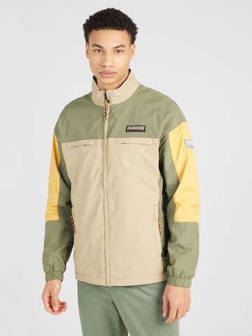 NAPAPIJRI Between-Season Jacket 'BOYD' in Green: front