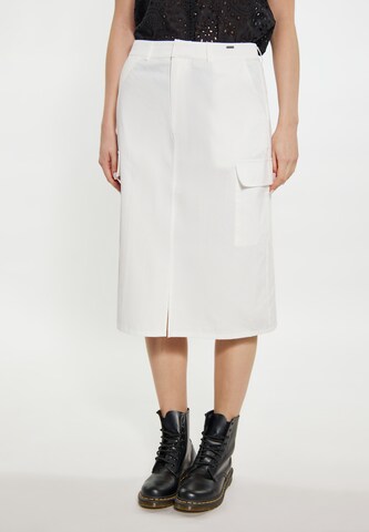 DreiMaster Vintage Skirt in White: front