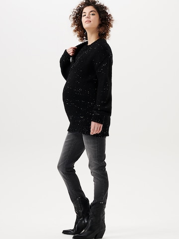 Supermom Pullover 'Dent' in Schwarz