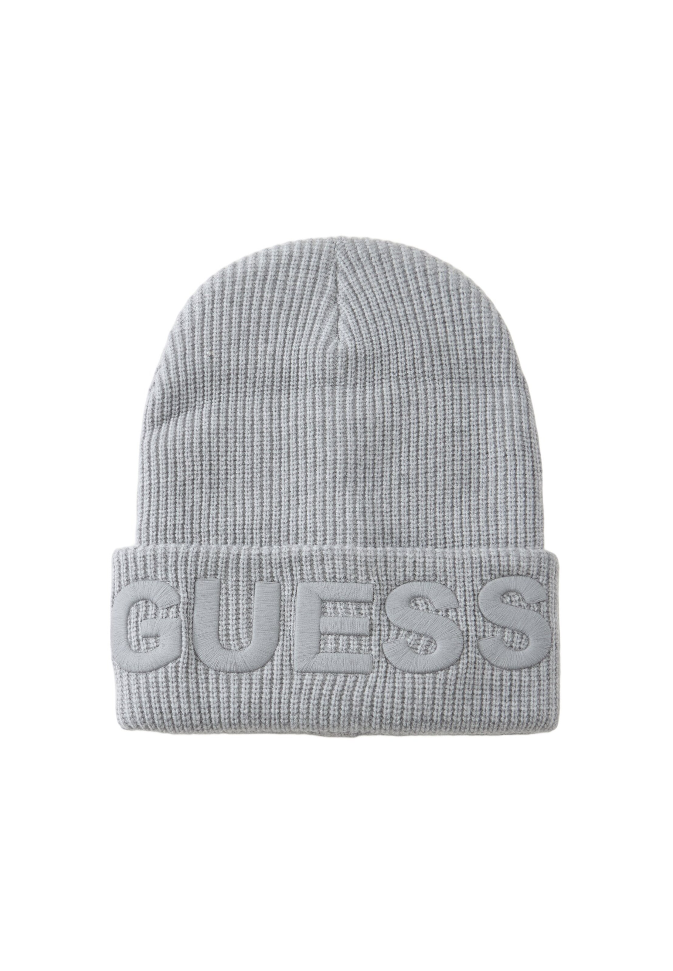 GUESS Mütze in Grau: Vorderseite