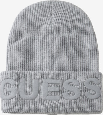 GUESS Mütze in Grau: Vorderseite