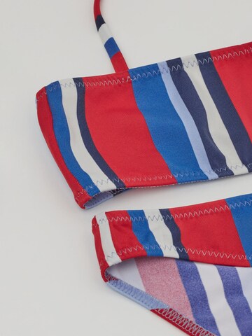 CALZEDONIA Bustier Bikini 'Nautical Stripes' in Mischfarben