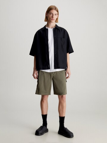 Calvin Klein Jeans Regular Cargo Pants in Green