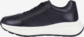 Desa - Zapatillas deportivas bajas 'DESA Damen-Plateau-Sneaker aus Leder' en negro: frente