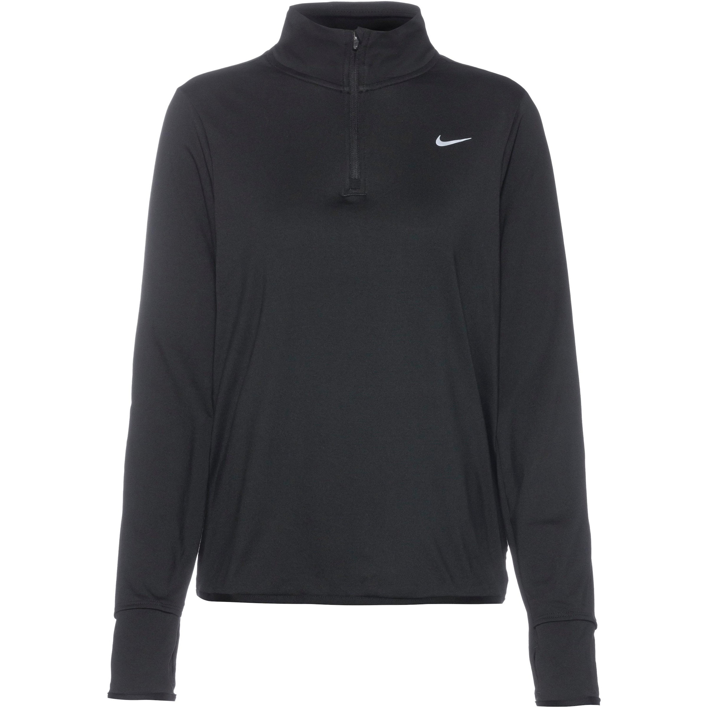 Tricou funcțional 'Swift Element' de la NIKE pe negru: față