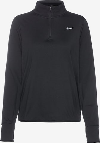 NIKE Functioneel shirt 'SWIFT ELEMENT' in Zwart: voorkant