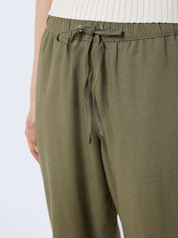 Noisy may - Loosefit Pantalón 'ANNE BERRY' en verde