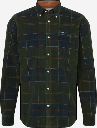 Barbour Chemise 'Blair' en marine / vert foncé / rouge rouille / blanc, Vue avec produit