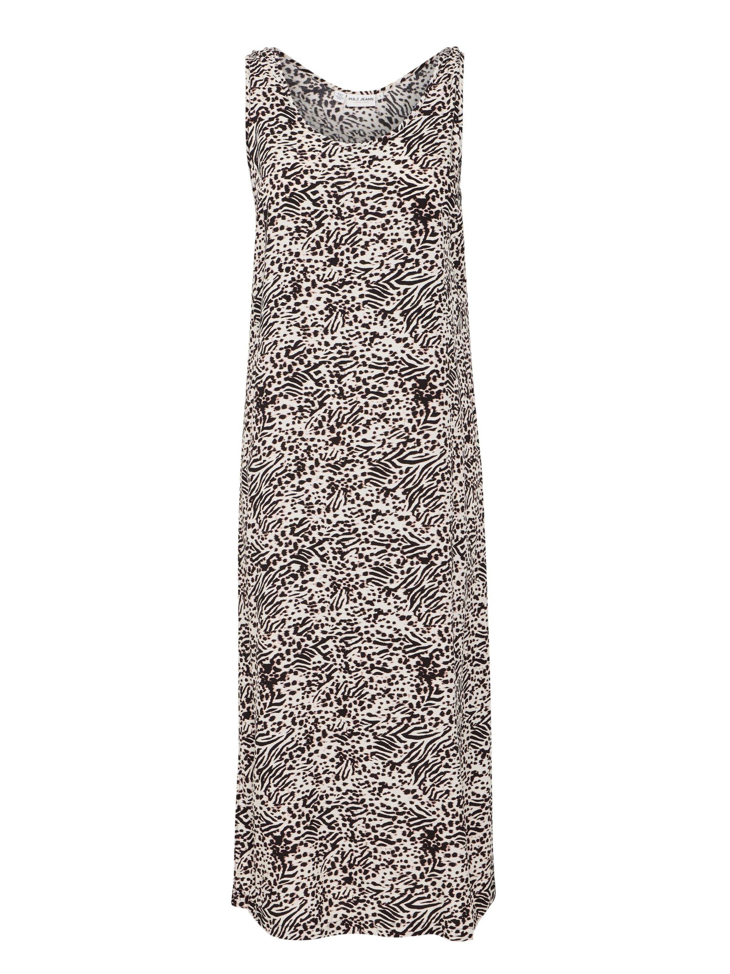 PULZ Jeans Kjole 'PZNelly' i hvid: forside