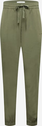 Loosefit Pantaloni 'Otto' di Les Deux in verde: frontale