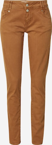 Coupe slim Pantalon Cartoon en marron : devant