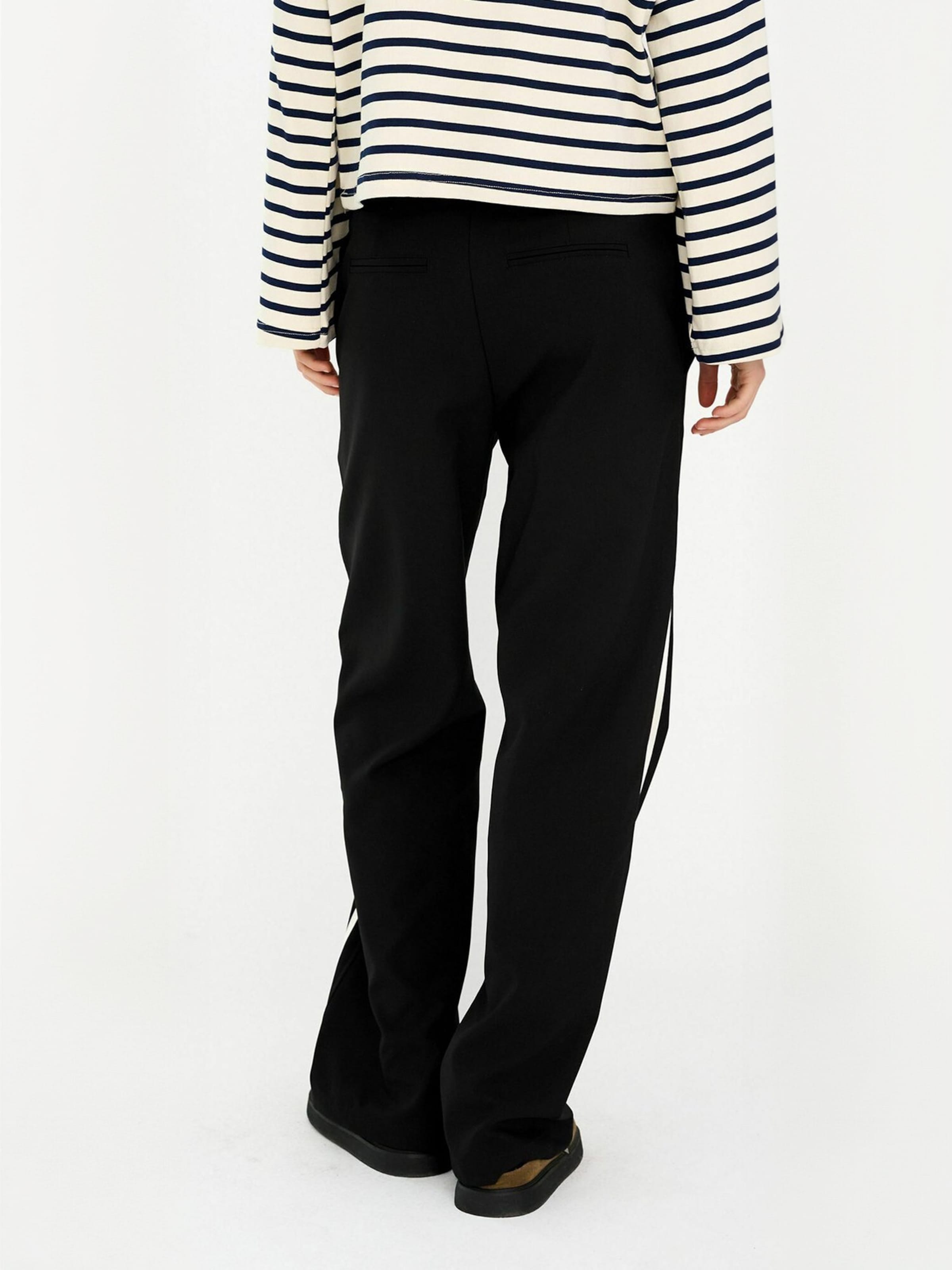 Ivy Copenhagen Regular Trouser ' IVY-Augusta ' in Schwarz