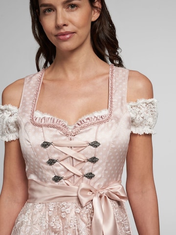 SPIETH & WENSKY Dirndl 'Amazona' in Roze