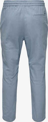Only & Sons Normalny krój Spodnie 'LINUS' w kolorze niebieski