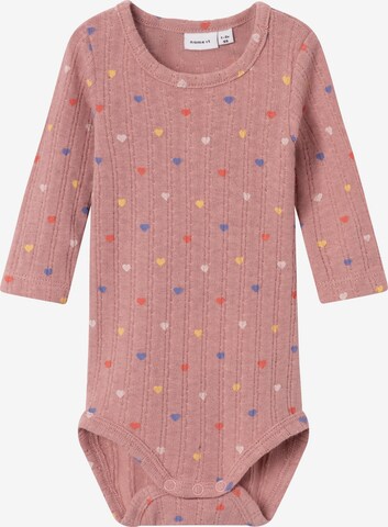 Tutina / body per bambino 'BELLAS' di NAME IT in rosa: frontale