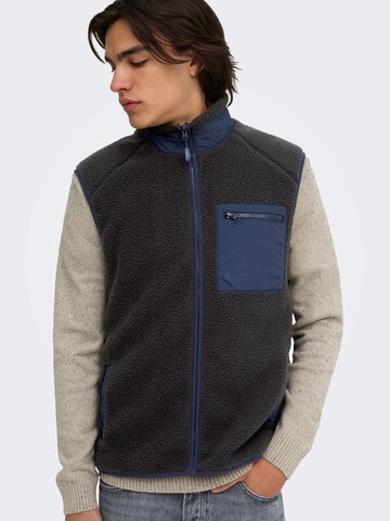 Only & Sons Bodywarmer 'DALLAS ' in Grijs