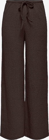 Pantalon 'ONLERIKKA' ONLY en marron : devant