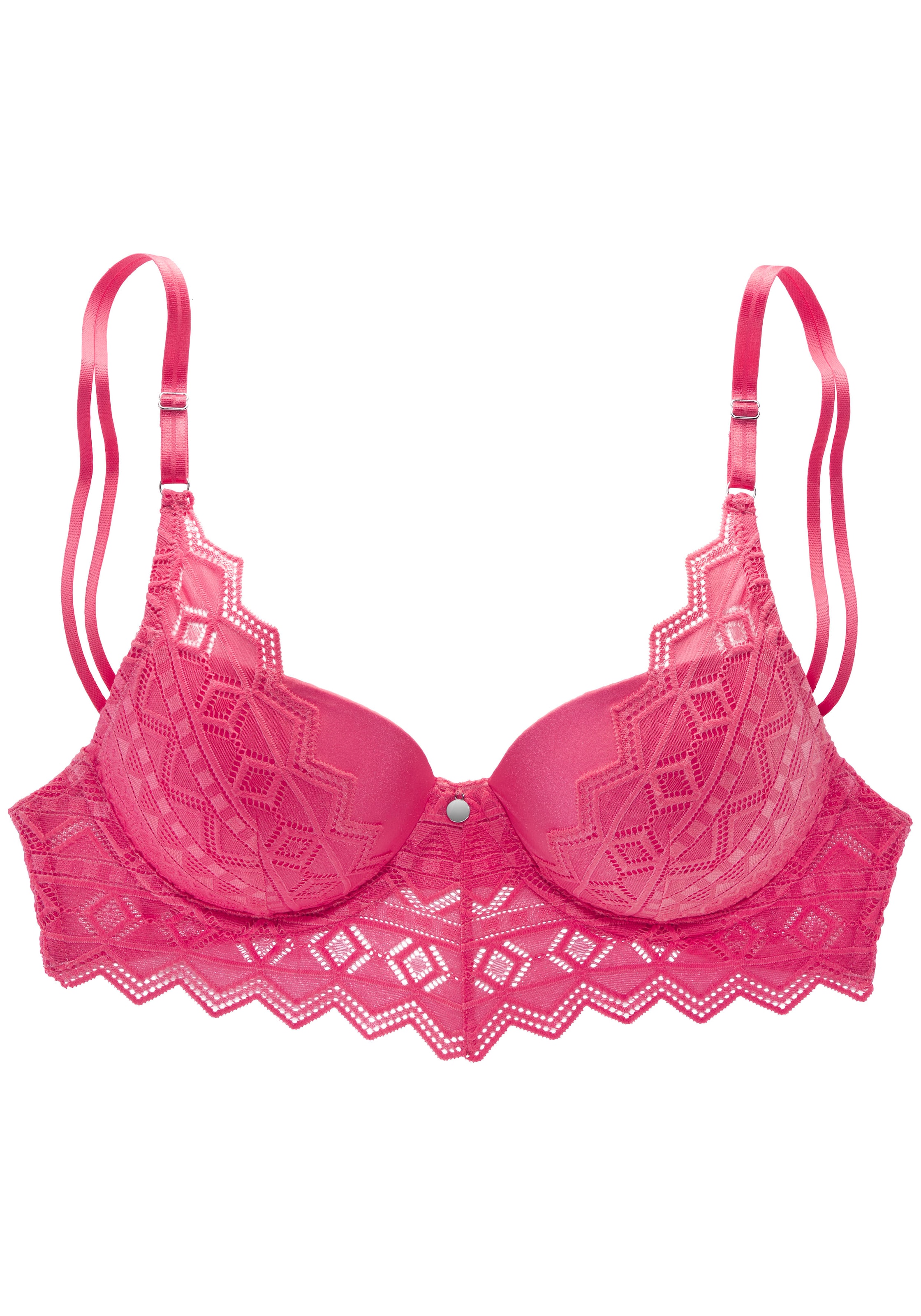 s.Oliver Push-up Podprsenka – pink: přední strana