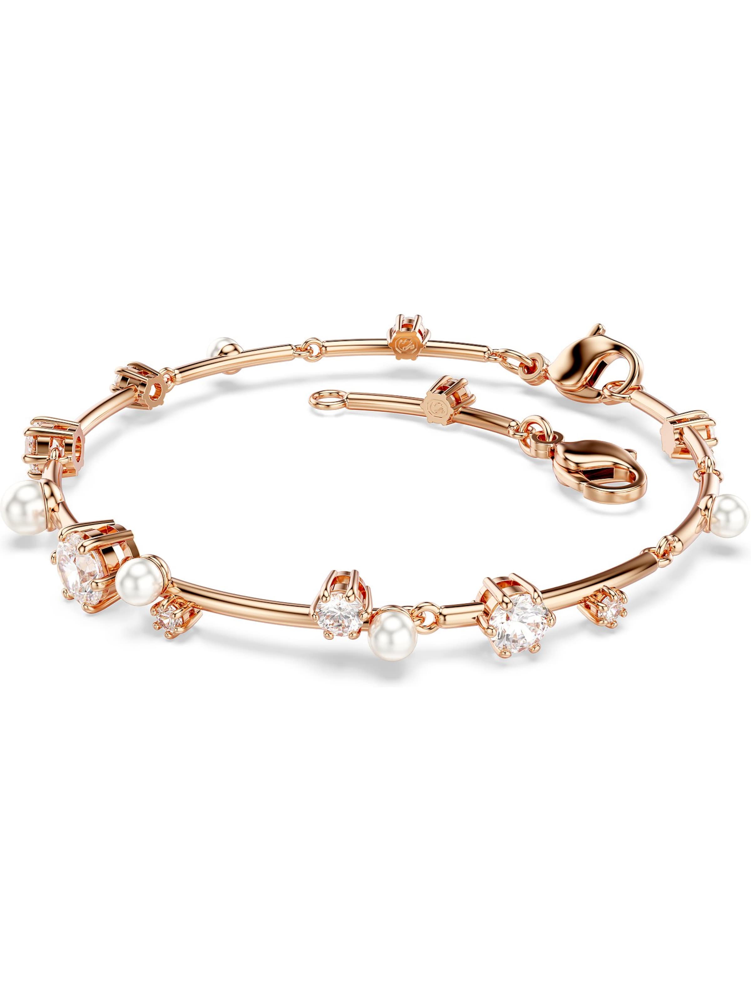 Swarovski Armband in Roze: voorkant