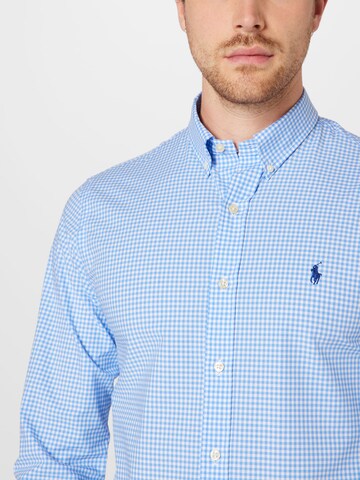 Coupe slim Chemise Polo Ralph Lauren en bleu