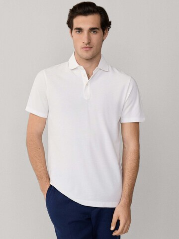 Maglietta ' GMD PIQUE SS ' di Hackett London in bianco: frontale