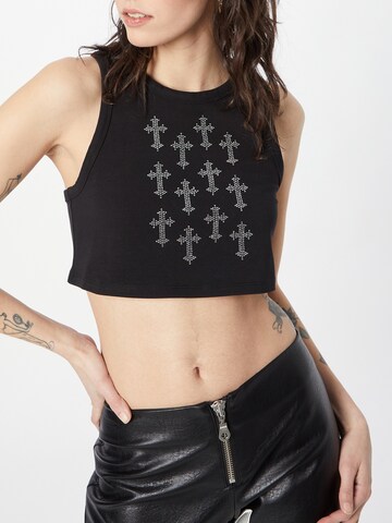 Nasty Gal Top in Schwarz
