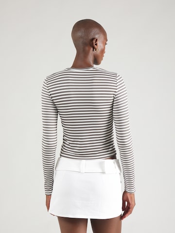 VERO MODA Shirt 'VMNOVA' in Grey