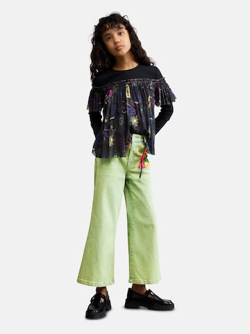 Desigual Flared Jeans in Groen