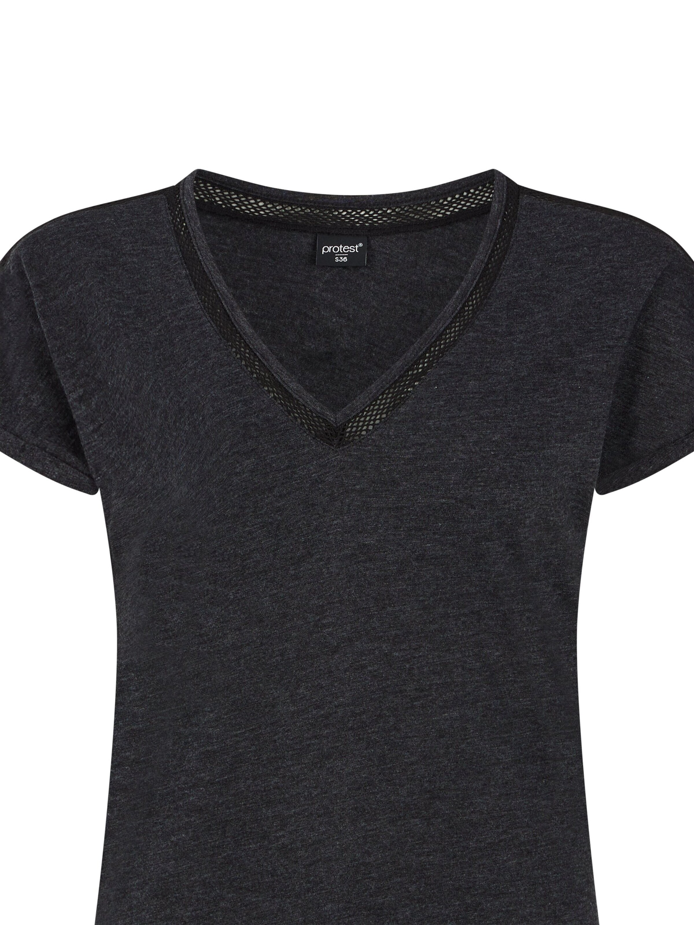 PROTEST Shirt 'PRTMondaysi'‌‌‌‌‌‌ in Schwarz