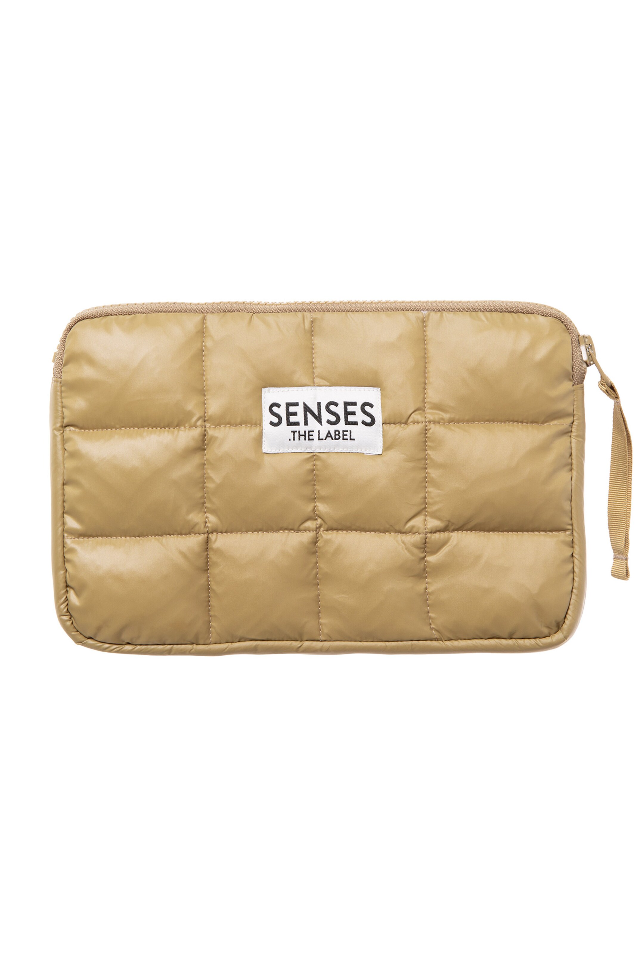 SENSES.THE LABEL Kosmetiktasche in Braun: Vorderseite