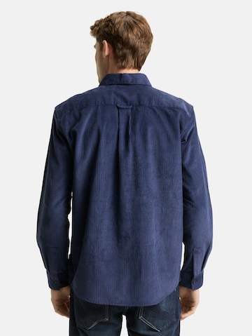 Fit confort Chemise TOM TAILOR en bleu