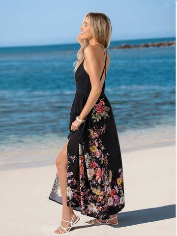 Cupshe Beach Dress 'Maxi' in Black