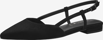 TAMARIS Slingback Pumps in Black: front