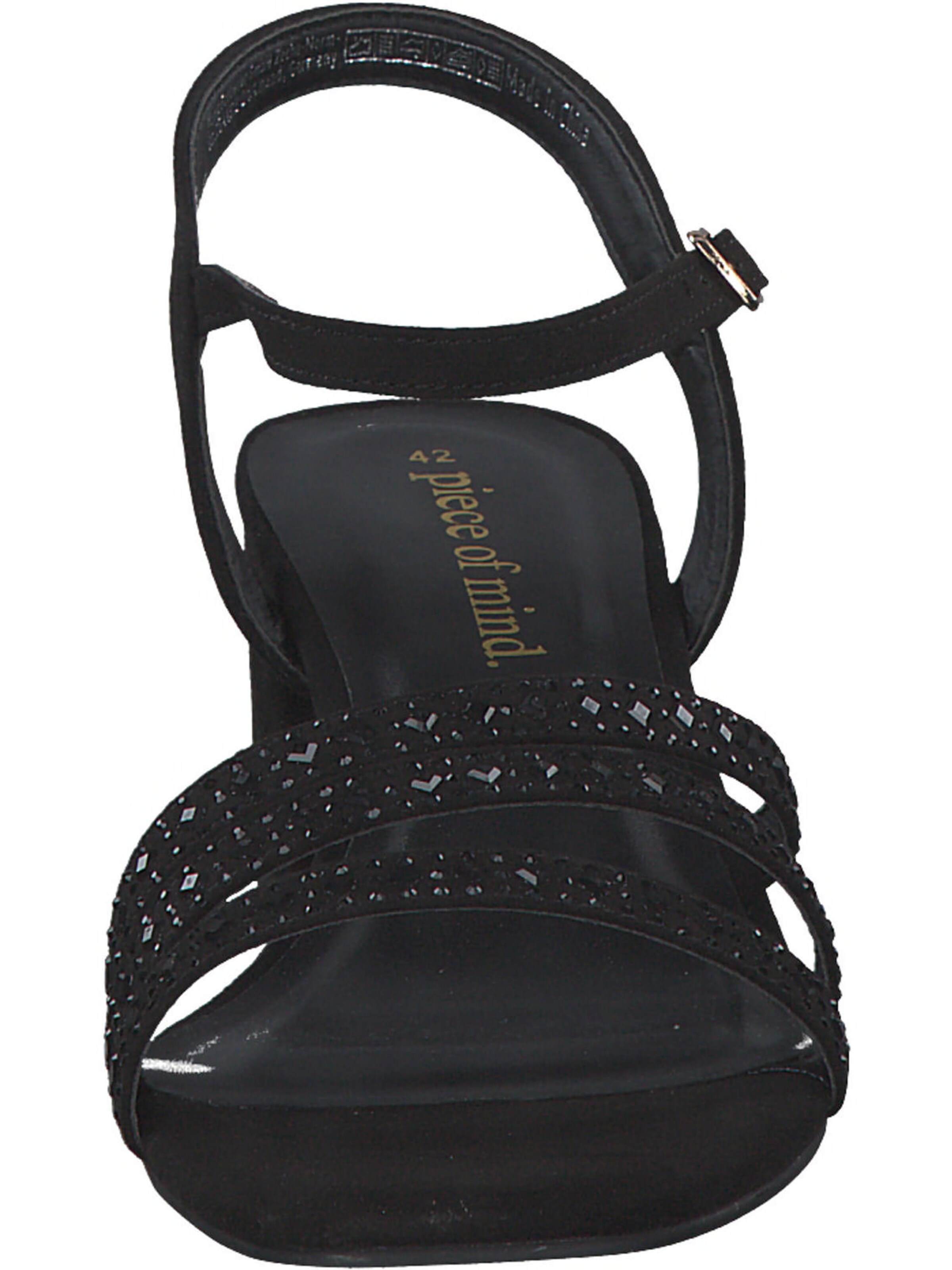 Idana Strap Sandals in Black