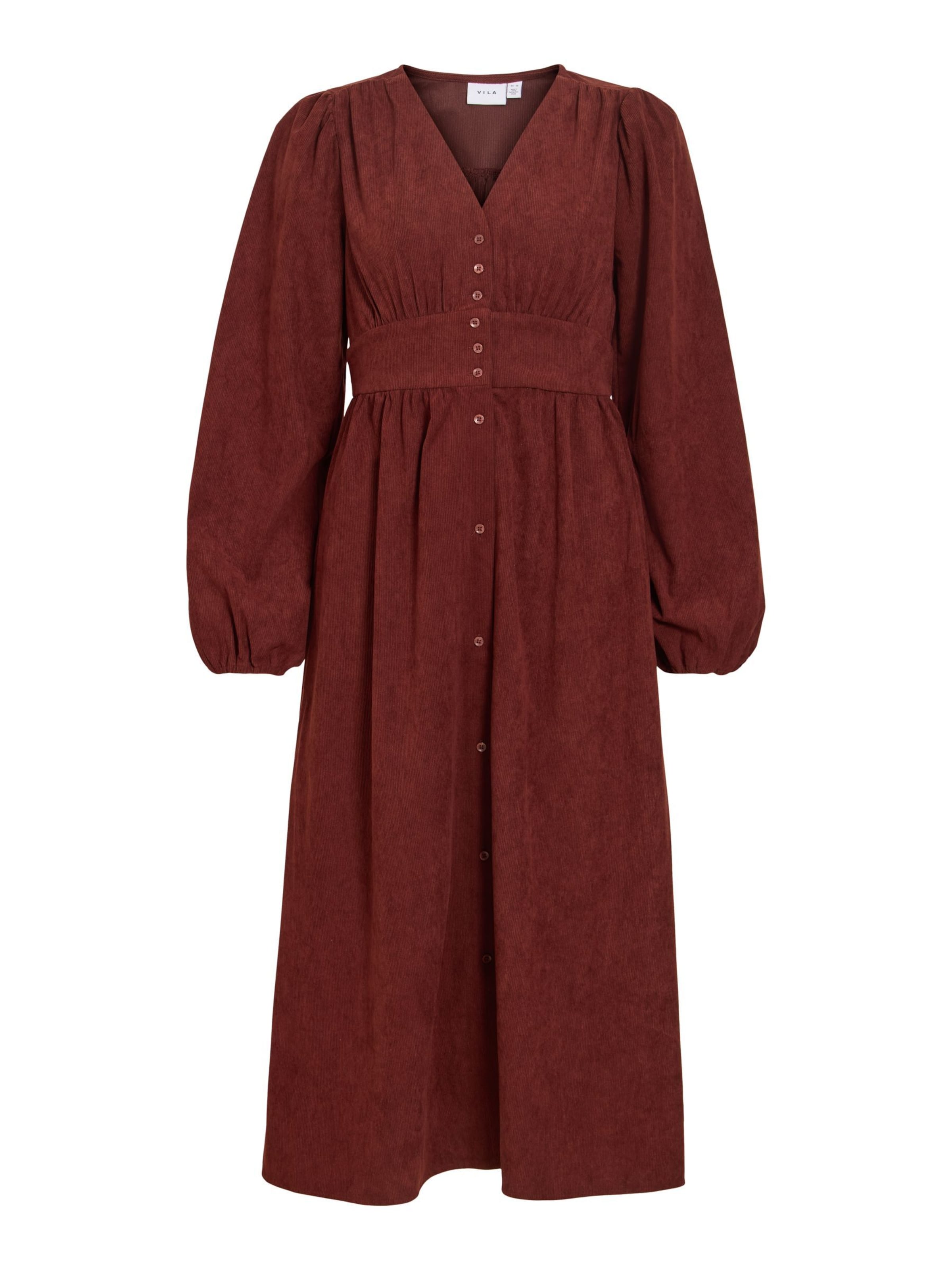 Robe 'ELSA' VILA en rouge : devant
