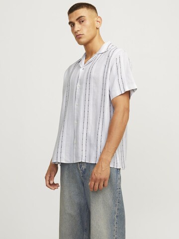 JACK & JONES Comfort fit Overhemd in Wit: voorkant