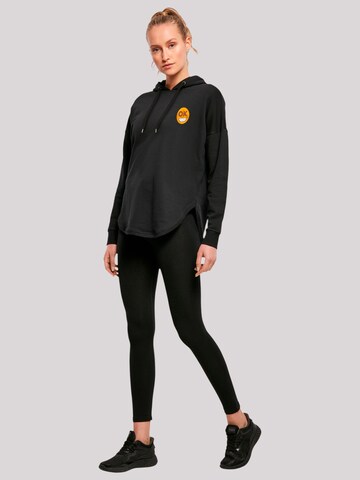 Sweat-shirt 'Smiling furry' emoji couture en noir