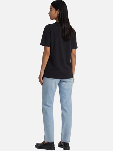 HEFTYKA Shirt 'COTTON RELAXED FIT TEE' in Black