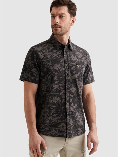 PME Legend Camisa 'Shirt in jersey piqué with allover print' en S en gris, Vista del producto