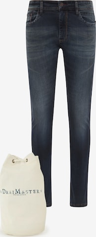 DreiMaster Vintage Slimfit Jeans in Grijs: voorkant